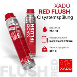 XADO RED Flush Engine Oil Flush Cleaner - Removes Carbon & Sludge, Restores Oil Performance - 250 ml