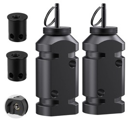 2 Pack Perimeter Trip Alarm-12 Gauge Camping Trip Wire Alarm Device for Outdoor and Property Safety/Bear Deterrent (Black)