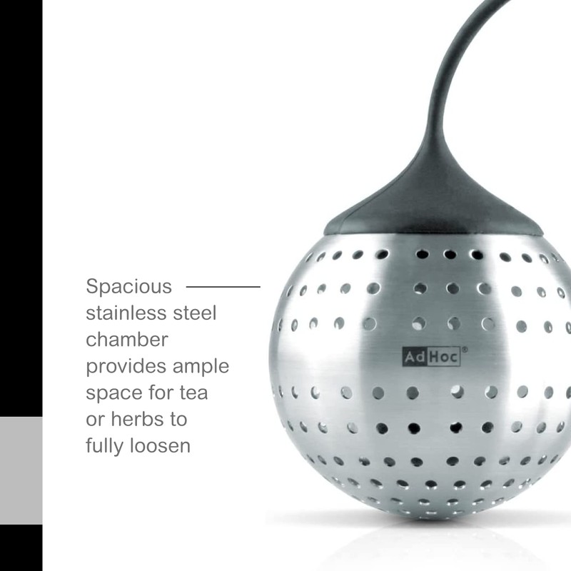 AdHoc Spice Bomb Spice Infuser - Kitchen Accessory for Large-Leaved