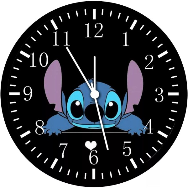 Clock Stitch Wall Clock 12" Large Personalized option with adding