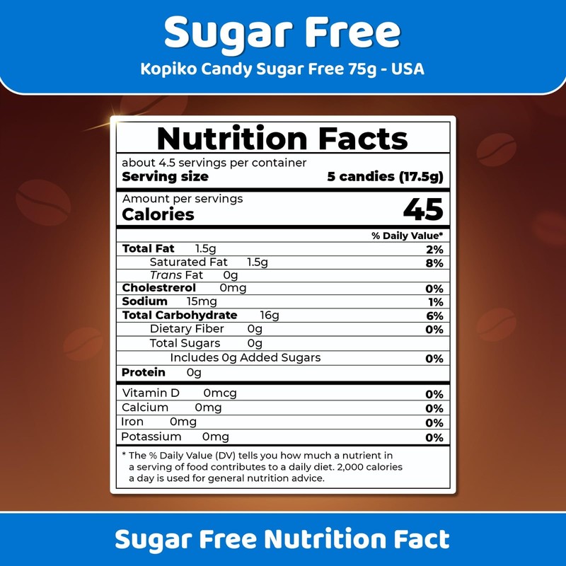Kopiko Sugar Free Coffee Candy – Bold-Tasty Hard Candy from