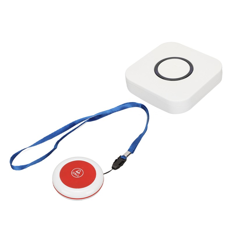 Wireless Caregiver Pager 4 Level Volume Waterproof SOS Alert Button
