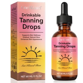 Sunless Tanning Drops to Drink, Drinkable Sunless Tanning Drops with Natural Ingredients to Naturally Enhance Melaninand Production and Elevate Your Skin Tone for a Radiant,Sun-Kissed Glow