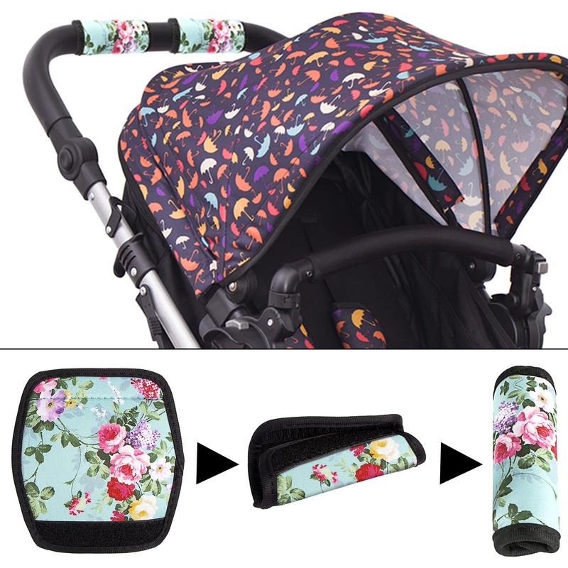 3 Pcs a Set, Comfort Neoprene Handle Wraps/Grip/Identifier for Travel