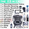 Adefol 48mm Cylinder Piston Kit for STIHL 036 034 MS360