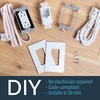 Legrand - Wiremold in-Wall Outlet Relocation Kit, White in-Wall Power