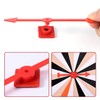 12pcs Arrow Game Spinners, Red Plastic Spinner Game Pointer Accessories