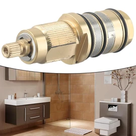 Thermostatic Shower Valve,Thermostatic Spool,Brass Replacement Thermostatic Shower Mixer Valves Bar Repair Kits