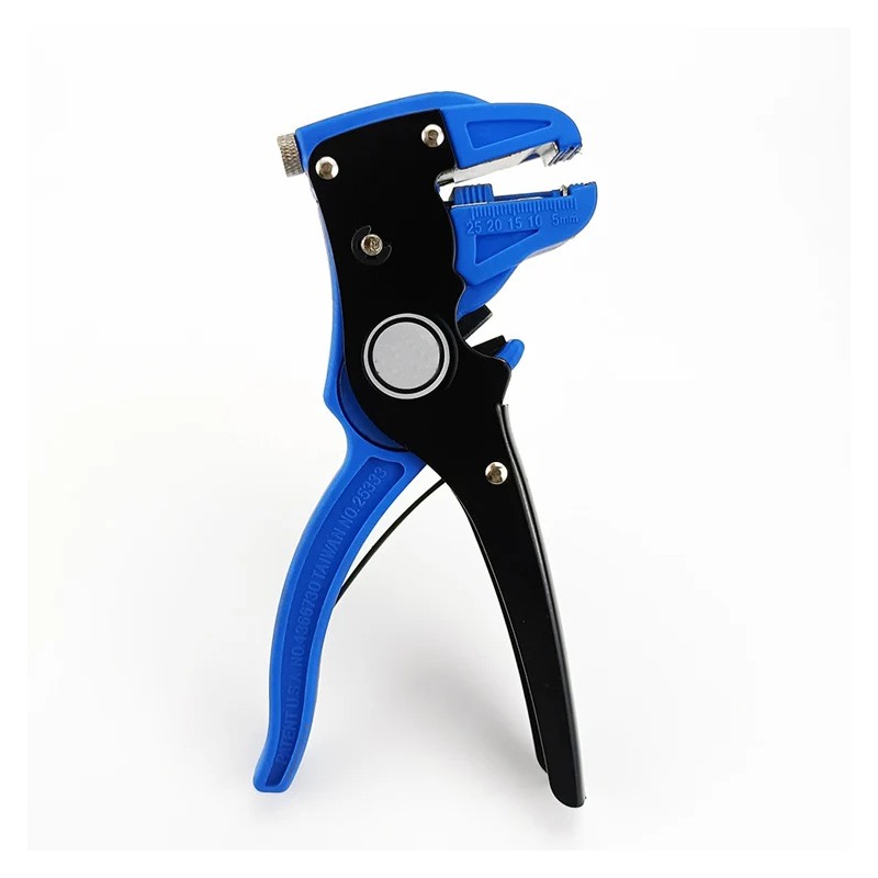 Bomurph 6.7-Inch Automatic Wire Stripper and Cutter, Adjustable 0.5-6mm Cable
