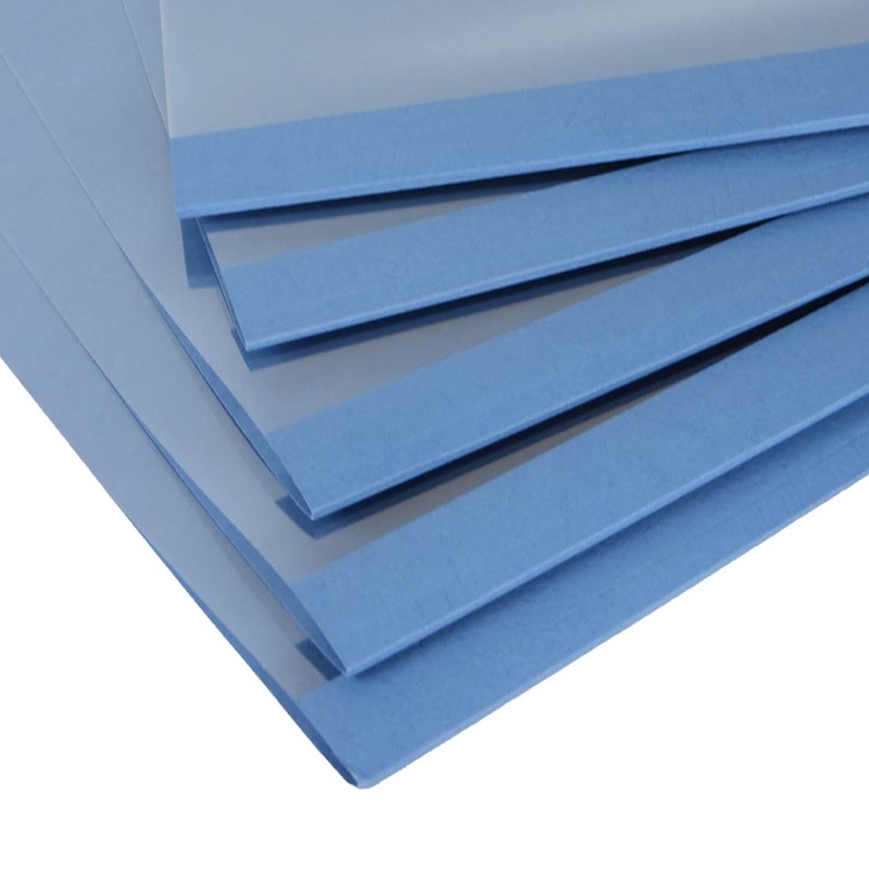 RAYSON Thermal Binding Covers 100 Sheets 12mm A4 Blue (Pack