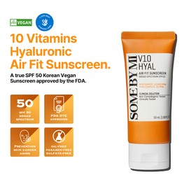 Protector Solar Some By Mi V10 Hyal Air Fit Spf 50 50 Ml - Venta Internacional.