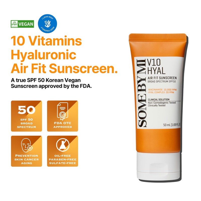 Protector Solar Some By Mi V10 Hyal Air Fit Spf