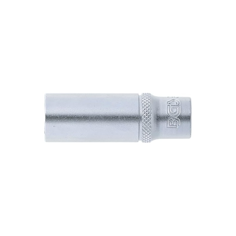 BGS 2972" Super Lock Deep Socket, Silver, 1/4" 12 mm