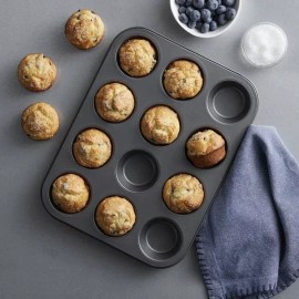 Luxury Charola De Cupakes + Capacillos De Silicon Muffin Reposteria