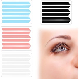 CANIPHA Kit de 24 Pcs Lash Lift Ribbon, Almohadillas de Silicona para Lifting de Pestañas Herramienta de Levantamiento de Pestañas, Almohadillas Suaves Varillas Reutilizables Cinta Permanente Compensa