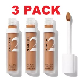 Morphe 3 Pack Morphe 2 Hide & Peek Concealer - Peek of Sepia - 4.8ml Tan Red Undertones