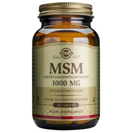 Solgar MSM 1000 mg, 60 Tables - Pack Of 2 Units)