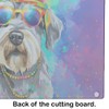 Caroline's Treasures DAC2552LCB Schnauzer Hippie Dawg Glass Cutting Board Large
