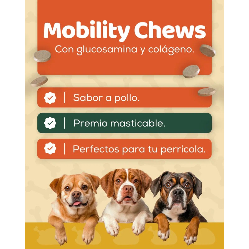 Premios Perro Glucosamina Colágeno Suplemento Natural X2