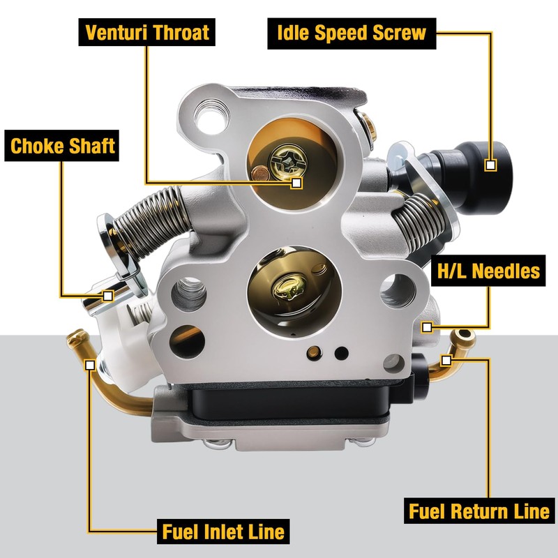 Dakule Carburetor Kit 506450501 Compatible with Husqvarna 435 440 135
