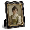 Afuly Black 5x7 Picture Frame Vintage Gold Wavy Resin Photo