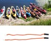 2pcs Kayak Paddle Leashes Stretchable Safety Canoe Paddle Leash Kayak