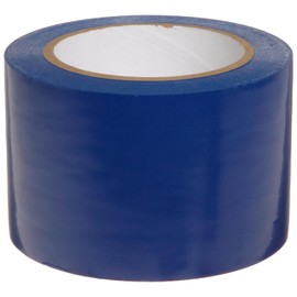 Brady 108' Length, 3" Width, B-725 Vinyl Tape, Blue Color Aisle Marking Tape