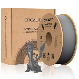 Creality Hyper - Impresora 3D PLA filamento gris impresión de alta velocidad de 1,75 mm, bobina de 2.2 libras ± 0,03 mm, precisión dimensional, flujo duradero, resistente, suave, para impresoras 3D