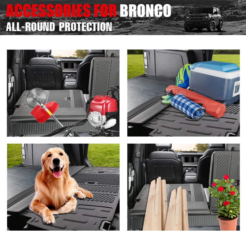Mabett Rear Seat Back Cover Backrest Protector for Ford Bronco