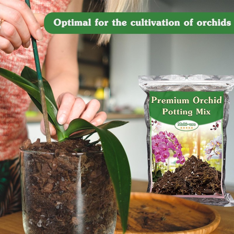 Orchid Potting Mix,1 Quart Premium Orchid Potting Mix for Repotting