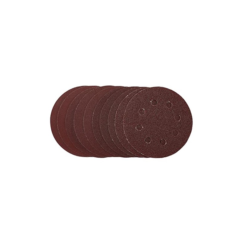 Draper 53510 Sanding Discs, 115mm, Hook & Loop, Assorted Grit