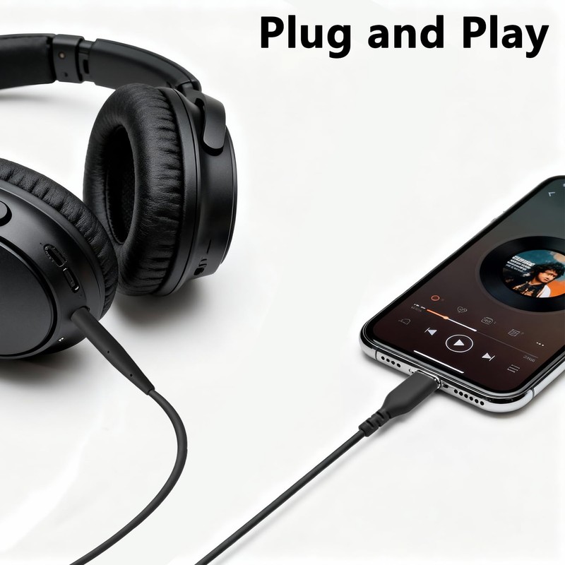 Niukeke Replacement Headphone Cable Audio Cable Aux Cord, USB C
