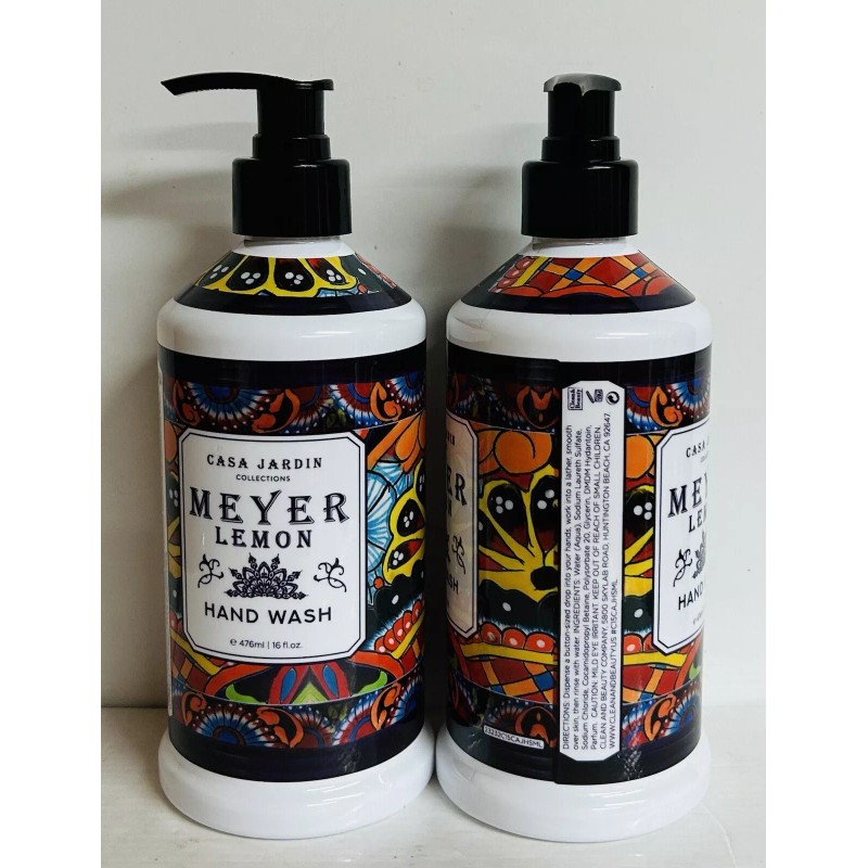 Clean & Beauty 2-Pack Casa Jardin Collection ~ Meyer Lemon