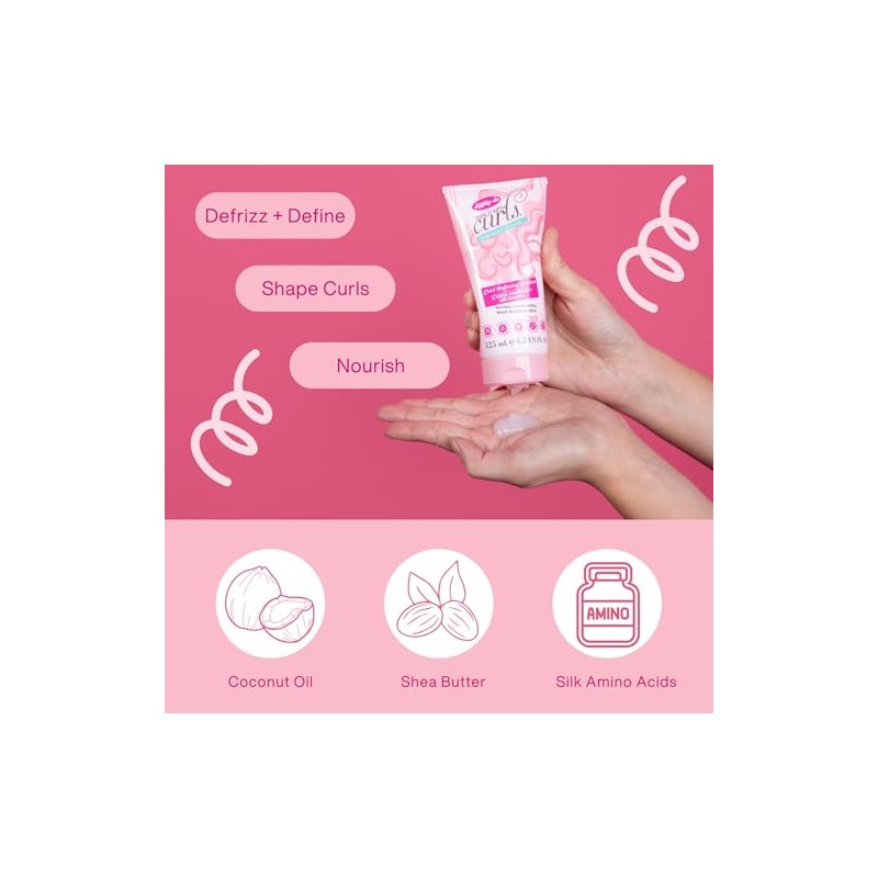 Dippity-do Girls with Curls Curl Defining Cream, 4.2 Oz.