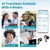 Translation Earbuds, AI Translator Earbuds in 150 Languages & Accents,