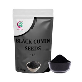 Black Cumin Seeds 1 LB, Nigella Sativa, 100% Pure & Natural, Premium Quality Kalonji Seeds, Perfect for Seasoning, Cooking, Sprouting & Herbal Uses - By Yogi’s Gift®