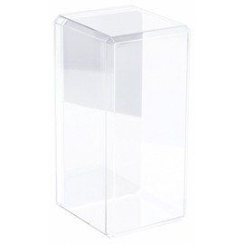 Pioneer Plastics 084CD Clear Plastic Display Case for 1:32 Scale Cars (Mirrored), 8" W x 3.75" D x 3.5" H (Mailer Box)