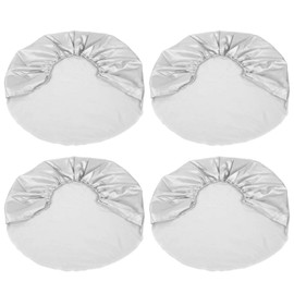 Wheel Cover Car, Tyre Protector Sun Protection, Akozon Tyre Bags, 4 Pack 27-29 Inch Universal Tyre Cover, Wheel Cover, Weatherproof Tyre Protection, Silver Protection