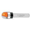 Truper BROU-MC1/2X, Broca para router, media caña con balero, 1/2"