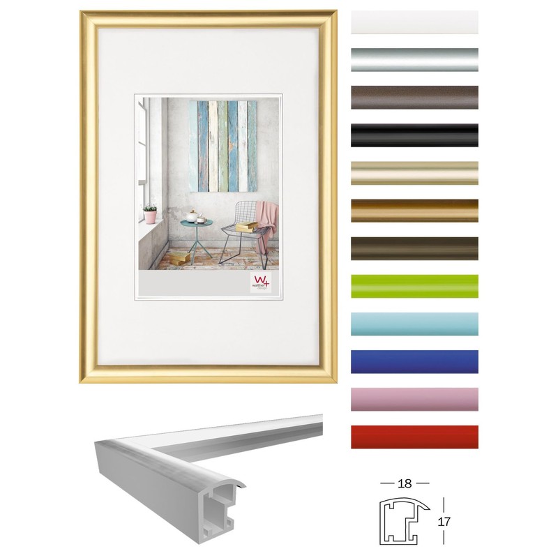 walther design Trendstyle KP030B Picture Frame, 20 x 30 cm