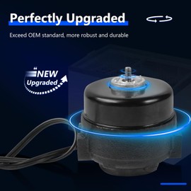 SP-B9HS16 Condenser Fan Motors,800402 Motor,9 W Condenser Motor,Fan Motors for ac Unit Swamp Cooler,SP-B9HS16 9W 115v,115V 9 watt 1550 RPM Fits Model EM, GDM, STM, TMC, TSS