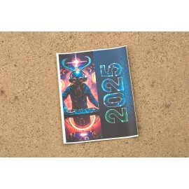 Pongo Beach 2025 Apocalyptic DJ and Rainbow Owl Designs on Iron-On Heat Transfer Papers