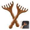 2Pcs Head Massager Scalp, Wood Head Scratcher, Protable Heads Scratcher