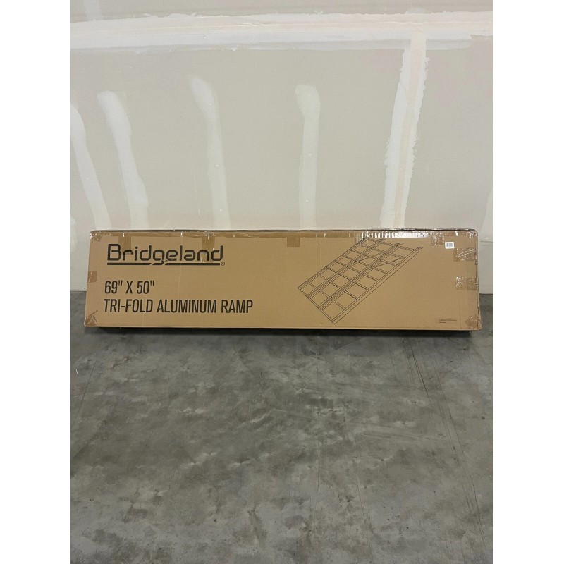 Bridgeland 69" x 50" Tri-fold Aluminum Ramp