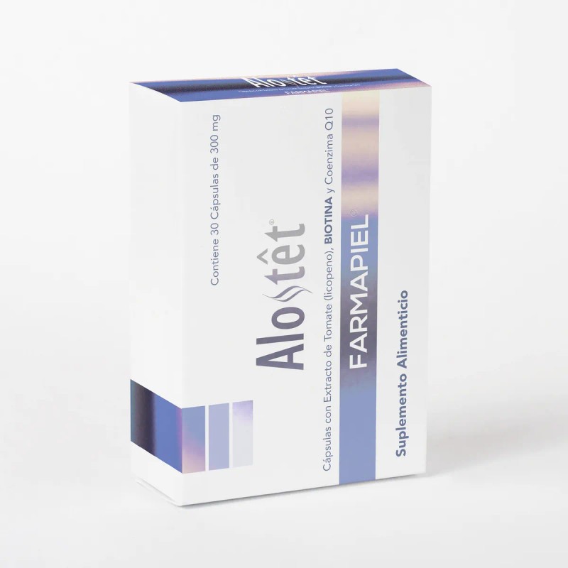 Alostet Suplemento De Biotina Crecimiento De Cabello 30 Caps