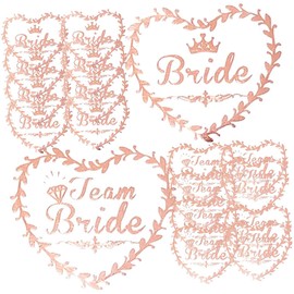 FOMIYES 3sets Bridesmaid Temporary for Wedding Bachelorette Party Favors Bride Stickers to Write on 40pcs*3