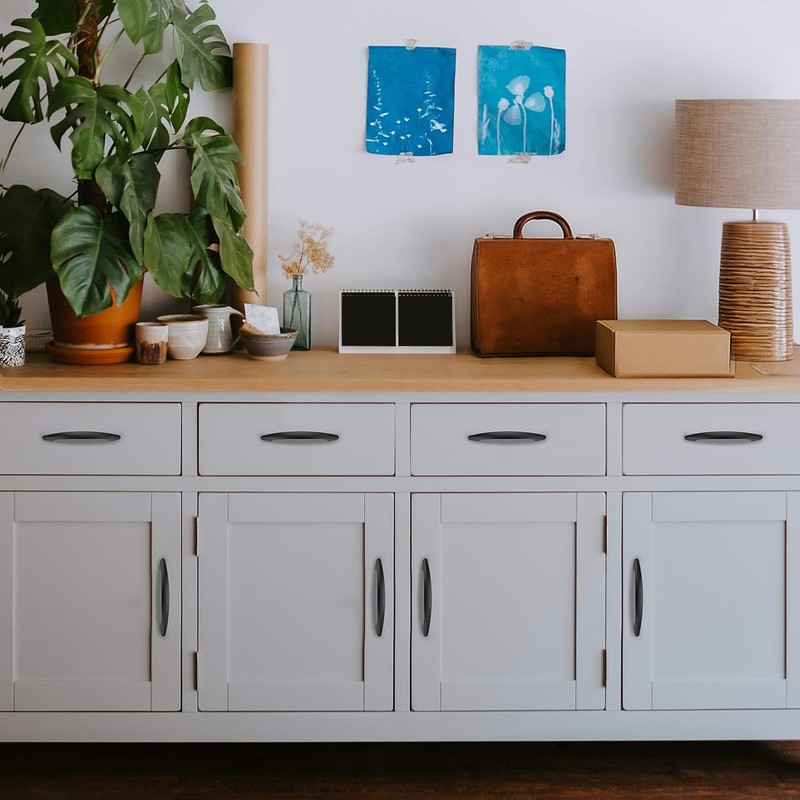 Ravinte 30 Pack 3 Inch Cabinet Handles Matte Black Cabinet