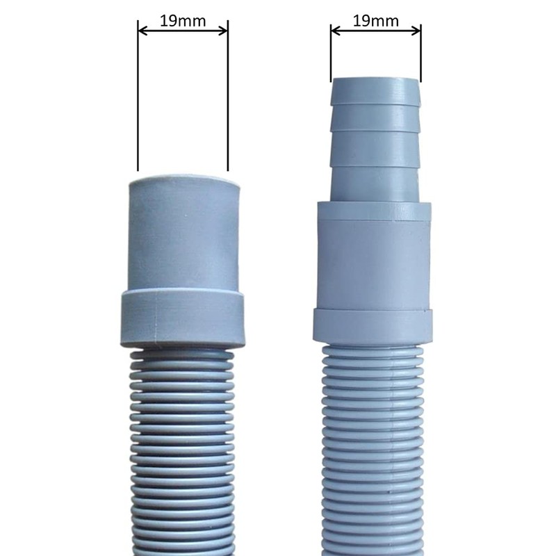 Spiral Drain Hose Extension 19 mm Inside x 19 mm