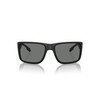 Native Eyewear Men's Badlands Rectangular Sunglasses, Matte Black/Grey Polarized, 58