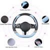 Binsheo Cute Steering Wheel Cover D Shape for Women Men